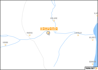 map of Kamwania