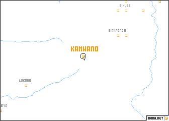 map of Kamwano