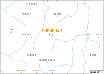 map of Kamwanza