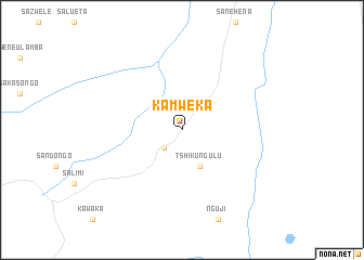 map of Kamweka