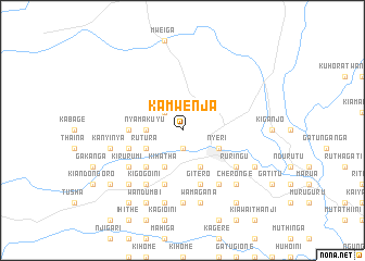 map of Kamwenja