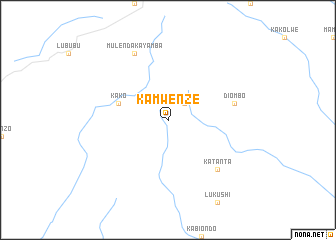 map of Kamwenze