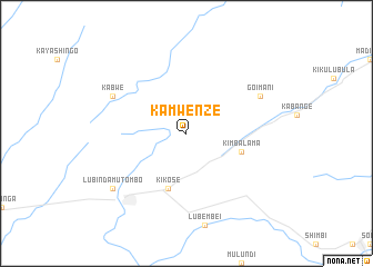map of Kamwenze