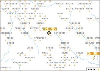 map of Kamwiri