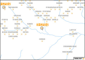 map of Kamwiri