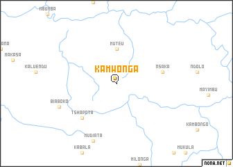 map of Kamwonga