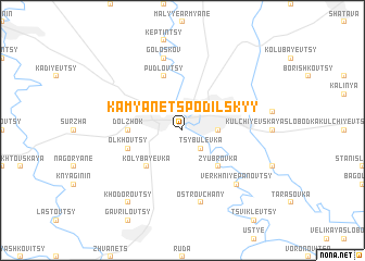 map of Kam”yanetsʼ-Podilʼsʼkyy