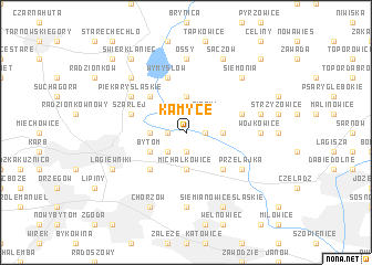 map of Kamyce