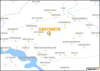 map of Kamyshata