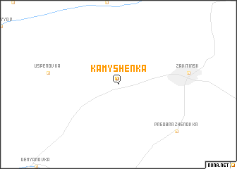 map of Kamyshenka