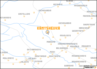 map of Kamyshevka