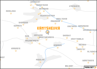 map of Kamyshevka