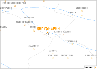 map of Kamyshevka