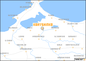 map of Kamyshinka