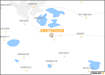 map of Kamyshinka