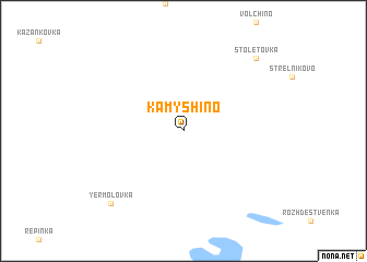 map of Kamyshino