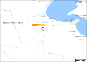 map of Kamyshinskiy