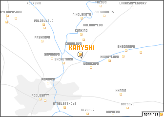 map of Kamyshi