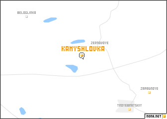 map of Kamyshlovka