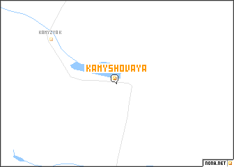 map of Kamyshovaya