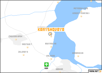 map of Kamyshovaya