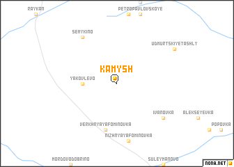 map of Kamysh