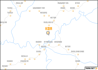 map of Kam