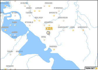 map of Kam