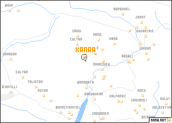 map of Kǝnǝ\