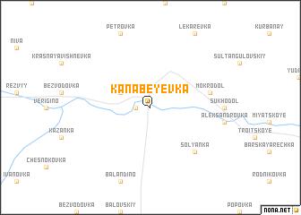 map of Kanabeyevka