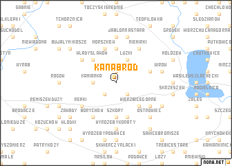 map of Kanabród