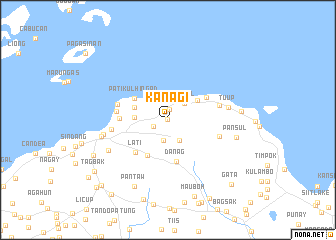 map of Kan Agi