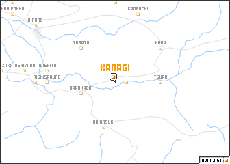 map of Kanagi