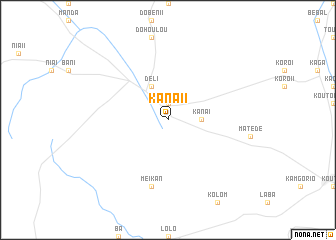 map of Kana II