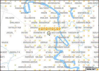 map of Kānāinagar