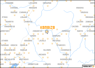map of Kanaiza