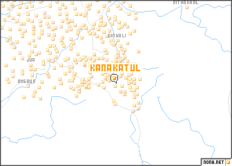 map of Kāna Katul