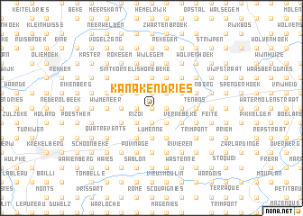 map of Kanakendries