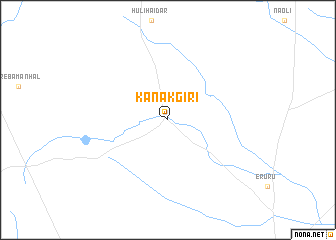 map of Kanakgiri