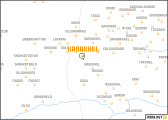 map of Kāna Khel