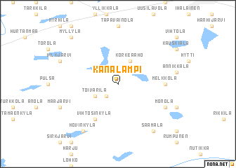 map of Kanalampi