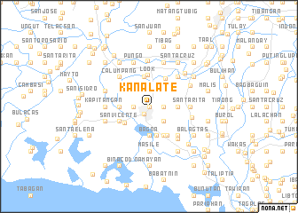 map of Kanalate