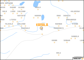 map of Kanala