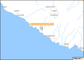 map of Kanamarandan