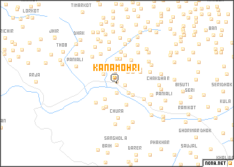 map of Kana Mohri