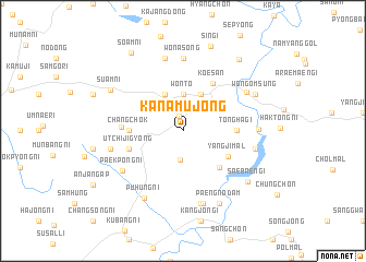 map of Kanamujŏng