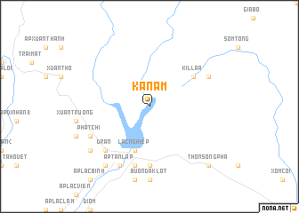 map of Kanam