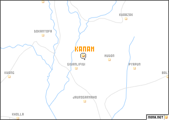 map of Kanam