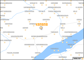 map of Kanana