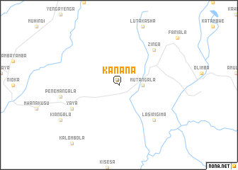 map of Kanana